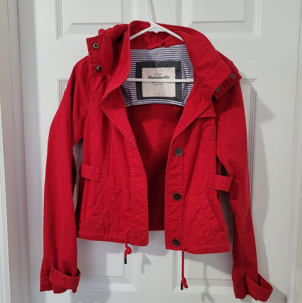 Abercrombie & Fitch Red Small Jacket